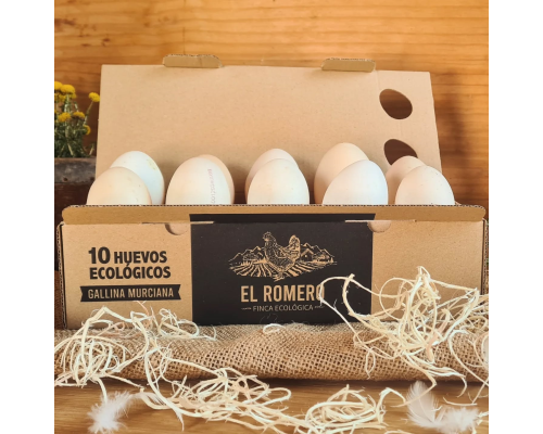Huevos Gallina Castellana Ecológicos Finca El Romero (10 und)